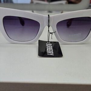 Women's Burberry Sunglasses in White and Purple